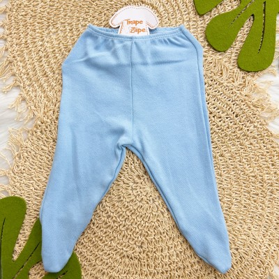  Conjnto Basic longa Azul